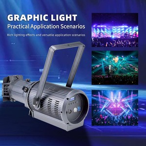 300W Dual-Color Warm White Contour Spotlight LED Stage Light COB Professional Stage Light Suitable for Theaters/Studios