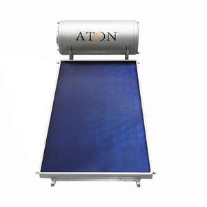 Aton Off-Grid Solar Thermal System 200 Litres 2.72 M2 Complete Natural Circulation 10 KW Load Power Polycrystalline Solar Panel