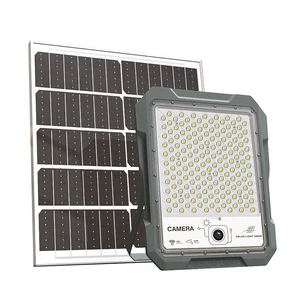 Solar Flood Light with Camera 1200W High Lumen Outdoor CCTV Security Surveillance System