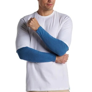Flexible Unisex Cotton Sport Arm Sleeves Sets-Custom Logo Eco-Friendly & Breathable for Fitness & Outdoor Use
