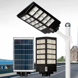 Solar Public Lighting with Remote Control IP65 ABS LED Battery Powered Waterproof 1000W Garden Street Light