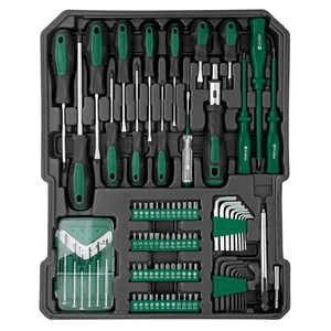Cross-border 799 China Tool Trolley case Household Set Carbon Steel case Wrench Pliers Sleeve Set for Auto Repair