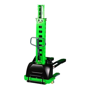 Lifting 1000kgs Self Loading Portable Forklift Electric Stacker With 1300mm Lifting Height