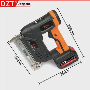 Lithium Battery Electric Industrial Grade Brush Motor Nail Gun F30 2.0Ah Low Noise Automatic Water Woodworking Nail Gun