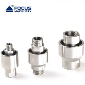 High Quality Stainless Steel BSP NPT Threaded Swivel Unions High Pressure Hydraulic Oil Air Water Rotating Joints