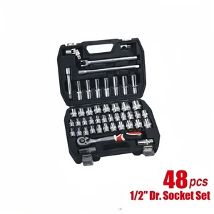 Multifunction 48PCS DIY Mechanic Repair Tool Kit 1/2