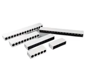 Anti-Glare Aluminum Linear LED Grille Downlight Surface Mounted Ceiling Spotlight High Brightness Dimmable Modern Indoor