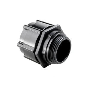 High Quality PA66 Electrical Conduit Lock Hose Connector Single Ferrule Tube Tubing Fittings