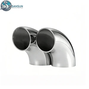 SS304 SS316L Sanitary 90 Degree Butt Weld Elbow Stainless Steel Pipe Fitting