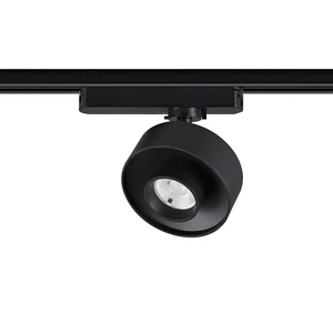 Aluminum Round GU10 LED Track Light Adjustable 18W 3CCT Modern High CRI 90 Kitchen & Office Use