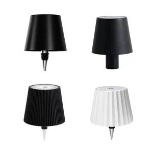 LED Wine Bottle Lamp Headlight Detachable Portable Charging Touch Table Lamp bar Cafe Decoration Atmosphere RGB Night Light