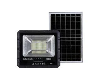 High Quality Professional Waterproof Ip67 10/40/60/100/200/300w LED Solar Flood Light Garden Outdoor