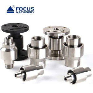 High Pressure Mechanical Seal Rotary Union Straight Through Hydraulic Oil Water Rotary Pipe Swivel Joint for Tower Crane Spray