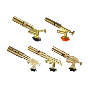 Heavy Duty Gas Torch Flame Gun Kit With 5 Nozzles For Industrial Repair And Metal Melting