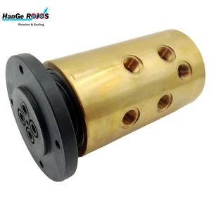 H1379-160 Multi-Channel Hydraulic Rotary Union 4-Passages Multiport Rotating Unions Air Swivels BSP Inlet 3/8 Polished Finish