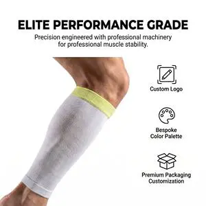 Manufacturer Trader Custom Logo Calf Compression Sleeves Men Women American Athletes Tennis Golf Gym Workout Yoga Muscle Gear