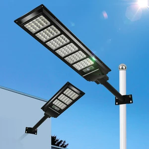 Modern Solar LED Street Light All in One Integrated Solar Powered Outdoor Waterproof Solar LED Street Lamp for Garden Road Park