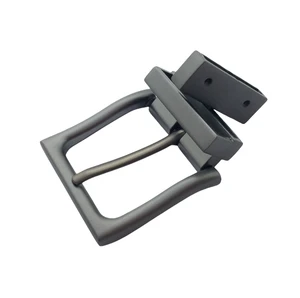 2025 New Design Simple Reversible Single Fork Metal Pin Buckle Fashionable Buckle Polid Buckle
