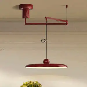 SIMIG Bauhaus Modern Minimalist Luxury Eye-Caring Adjustable Arm Pendant Light For Dining Bar Table Kitchen