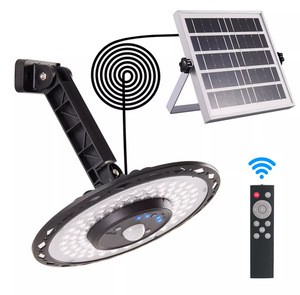180 LED Solar Shed Light IP65 Motion Sensor Remote Control 6000K ABS 4400mAh 5 Modes Wall Mount Barn Garage Yard