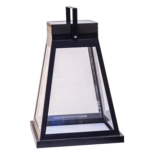 Modern Solar Lantern Lighting Outdoor Lighting Waterproof Iron Garden Camping Lamps for Indoor Table