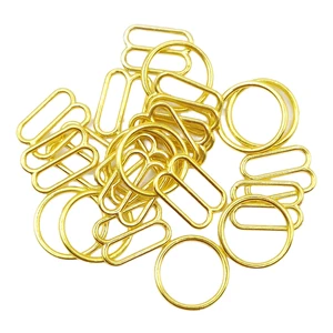 Hot Selling O/8/9 Shape Black Golden Metal Hook Buckle DIY Garment Hardware Accessories for Shoulder Strap Adjustment & Belts