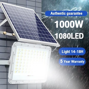 Outdoor Ip67 High Brightness Solar Spotlights Solar Flood Lamp Panel Remote Solar Flood Lights