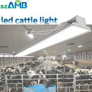5 Years Warranty professional lighting Cow Pig Horse Farm Lighting Fixtures IP66 Waterproof Lamp Triproof LED Linear Light