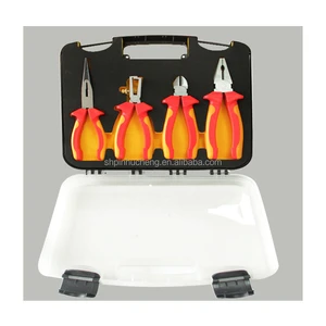 4pcs Hardware Tools Insulation Tools VDE 1000V Top Quality Pliers Suit