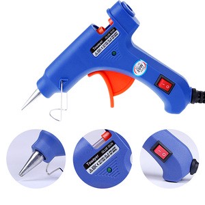 Hot Melt Glue Gun With 7*100MM Glue Sticks 20W Industrial Mini Guns Thermo Electric Heat Temperature Tool