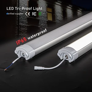 High Brightness 2ft 3ft 4ft Vapor Tight Waterproof Linkable Ip65 Linear Led Tri-proof Light Fixture