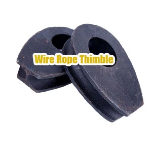 Heavy Duty Galvanized Wire Rope Thimble Made of Durable Alloy Steel