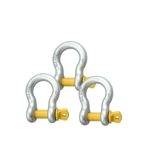 Quenched and Tempered US Type G-209 Drop Forged Bow Shackle with Alloy Pins