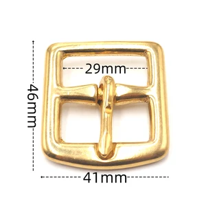 High Quality Classic Solid Brass Pin Belt Buckle Replacement