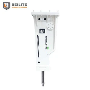 CE Certified Beilite BLT-135B Hydraulic Rock Breaker Pump Backhoe Loaders 18-22t 135mm Chisel 210 Bar Setting Pressure 100-150