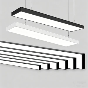 Moisture Proof Square Profile LED Linear Light for Cleanroom Hospital Use