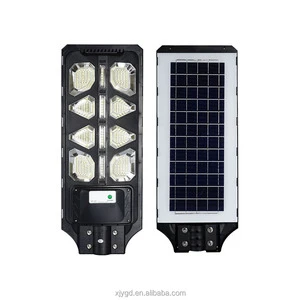 Outdoor Solar Street Light with Remote Control and Motion Sensor for Garden Patio Pathway and Backyard Areas
