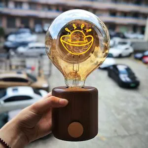 Yuanbao High-End Gift Rechargeable Coffee Shop Decorative Lamp Dome Shade Bedside & Atmosphere Table Lamp for Holidays