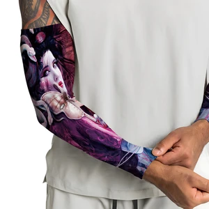 Wholesale Custom Design Arm Sleeve Uv protection Basketball Football Volleyball Cycling Running Sports Arm Sleeves for Men Women