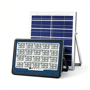 New LED Floodlight IP67 Waterproof Large Capacity Battery Portable Solar Light Remote Touch Control 360 Beam Angle Outdoor