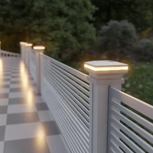 New Design Solar Post Cap Light Shed Light Solar Post Cap Lights Outdoor 2 Color