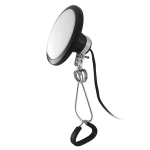Linsheng 600-Lumen LED Clamp Lamp Light Socket with 5.5 Inch Aluminum Reflector, Suit for Max 60 Watt Lamp