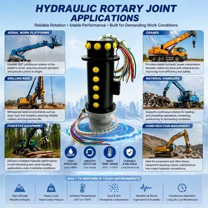 High Flow 60L/min Rotary Union for Aerial Work Platforms 25MPa