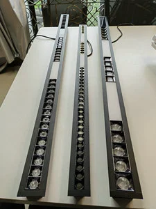 L6536-L-R-L1545 Modern LED Remote Control Recessed Linear Light Fixtures Aluminum Construction 5-Year Warranty Commercial