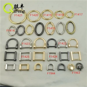 Bag Accessories Clasp Handle Connector Alloy Bag Chain Adjuster Detachable Screw D Ring Buckle