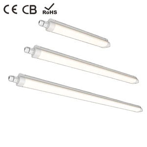 Custom Damp-Proof Dustproof IP65 140lm/W Tri-Proof Lamp2ft 4ft 5ft Triproof Led Batten Light for Shopping Mall Factory