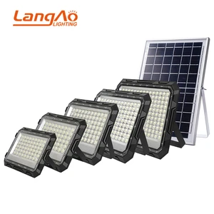 New Outdoor IP67 Waterproof ABS 60w 100w 150w 200w 300w Led Solar Flood Light for Garden Courtyard