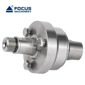 High Speed 2000 Rpm Swivel Union High Pressure 300 Bar Direct Connection Rotating Joint Cleaning Vehicles Swivel Rotary Joint