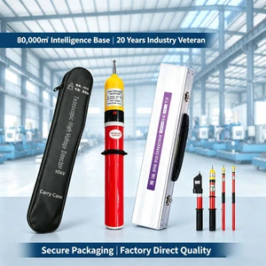 Self-test Function 110kV High Voltage Acousto-optic Electroscope IEC 61243-1 Compliant HV Voltage Detector Safety Testing Stick