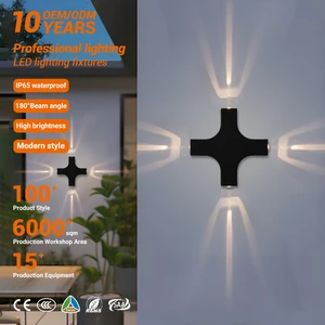 New Product X-shaped Narrow Linear Beam Wall Wash Lights Cross Spotlight Aisle Backdrop Decoration Lighting LED Wall Lamp